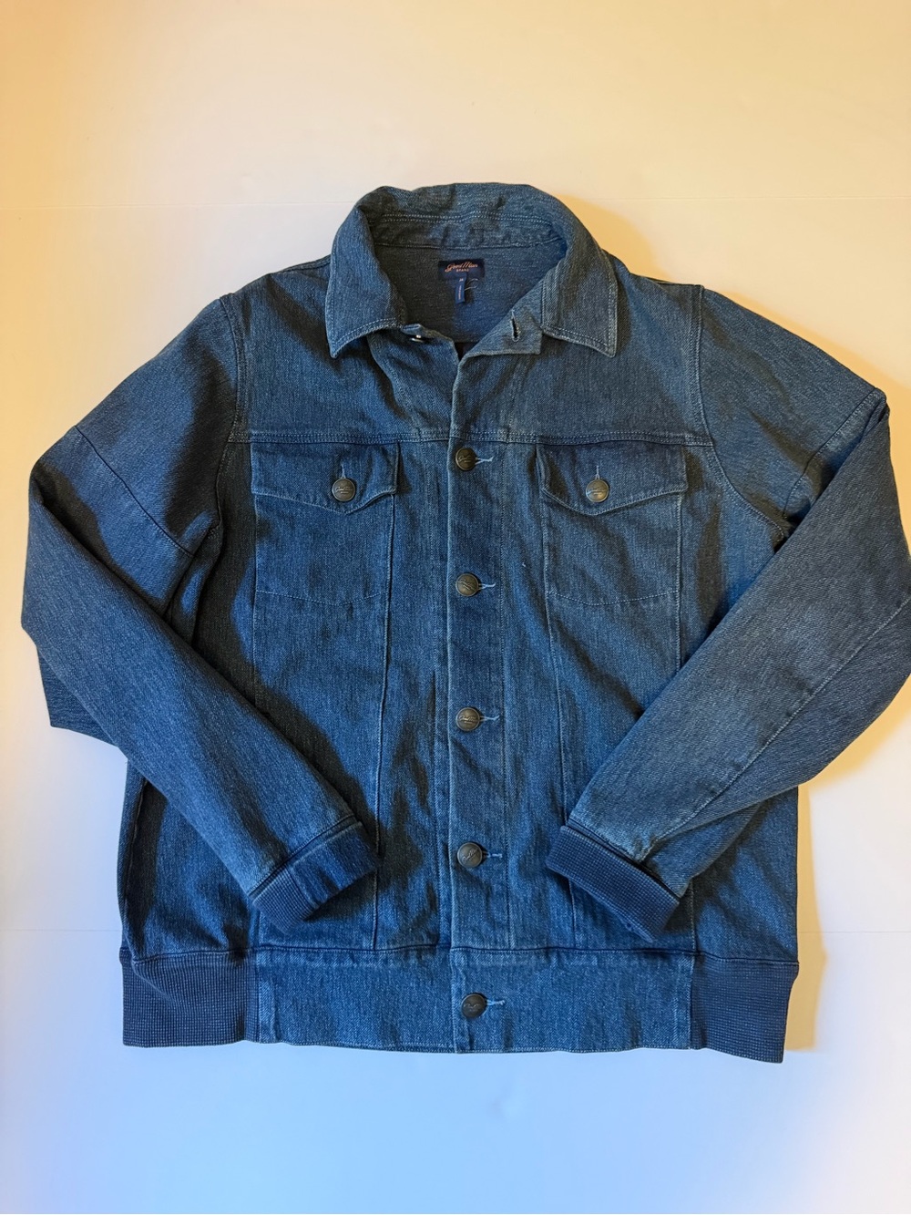 Men's Denim Shirt Jacket - Dark Blue